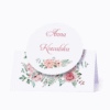 Winietka weselna motyw kwiatowy florals personalizacja