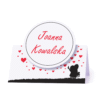 Winietka weselna motyw love serca personalizacja