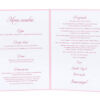 karty menu weselne spis dań na stół motyw kwiatowy personalizacja