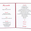 karty menu weselne spis dań na stół motyw love personalizacja