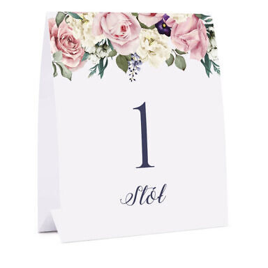 Numer na stół Flowery w3