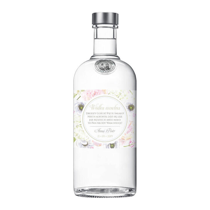 Naklejki na alkohol Florals w10