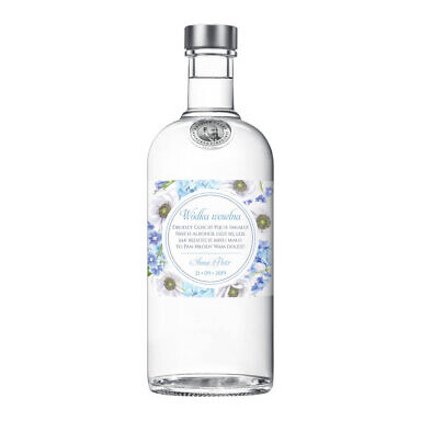 Naklejki na alkohol Florals w12