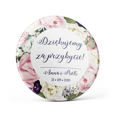 Przypinka Flowery w3