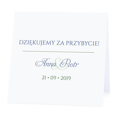 Winietka weselna z motywem jałowca