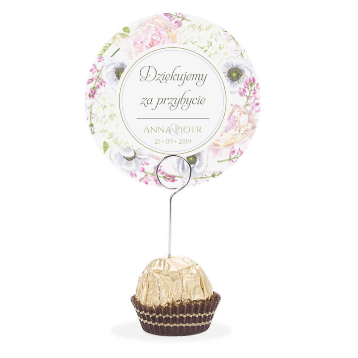 Winietka weselna na szpilce Florals w10