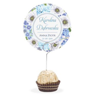 Winietka weselna na szpilce Florals w12
