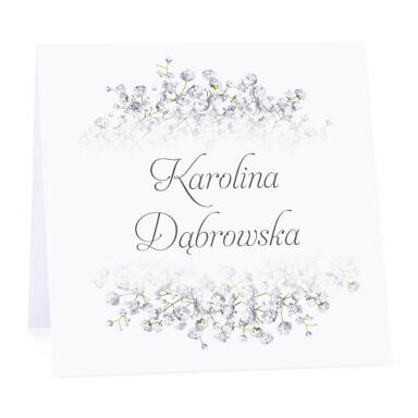 Winietka weselna z gipsówką