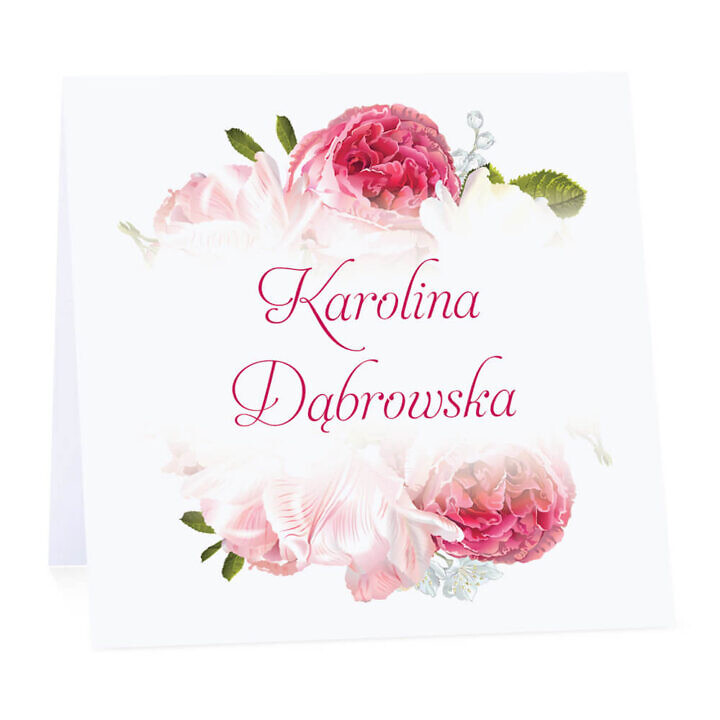 Winietka weselna z kwiatami piwonii w12