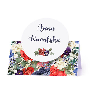 Winietka weselna Flowery