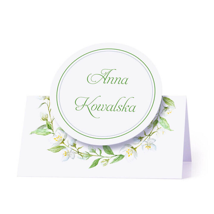 Winietka weselna z kwiatami jaśminu
