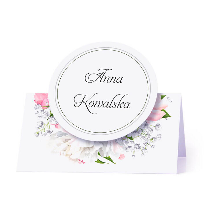 Winietka weselna z kwiatami piwonii w13