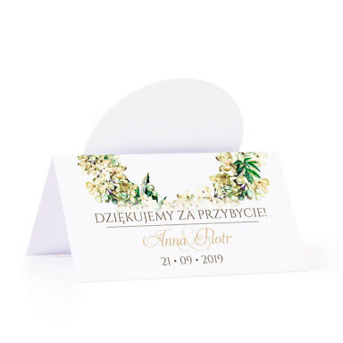 Winietka weselna z kwiatami bzu