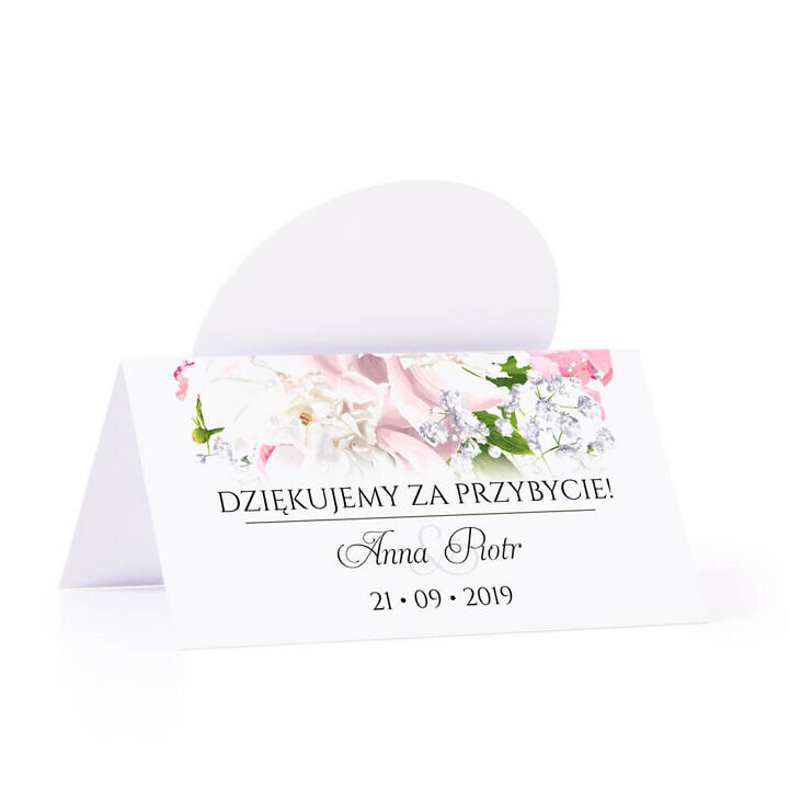 Winietka weselna z kwiatami piwonii w13