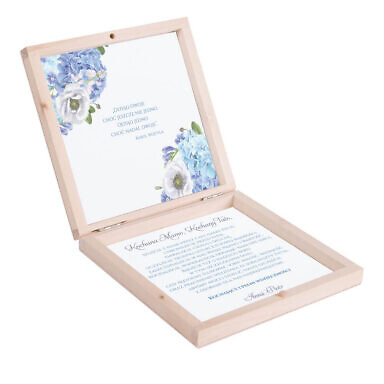 Podziękowanie w drewnianym pudełku Florals w10Podziękowanie w drewnianym pudełku Florals w12