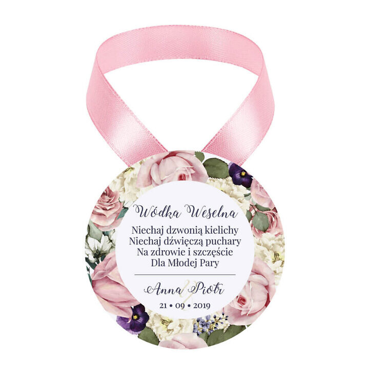 Zawieszka na alkohol Flowery w3