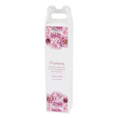 Pudełko na alkohol Florals w7
