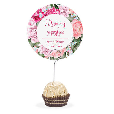 Winietka weselna na szpilce Flowery w5