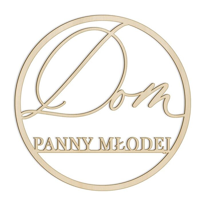 dom panny młodej koło napis