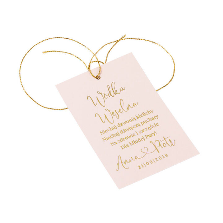 Zawieszka na alkohol Glam Pink Nude