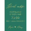 Tablica „Iskierki miłości” w2 ze złoconymi napisami, kolory do wyboru