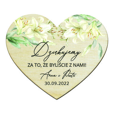 Magnesy serce Misty w19