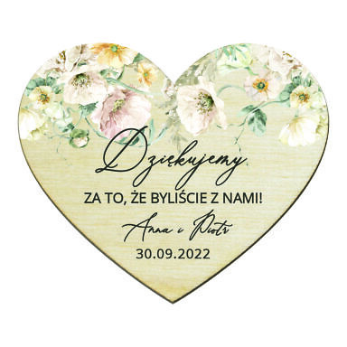 Magnesy serce Misty w6