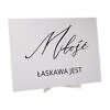 Tabliczki A4 "Hymn o miłości" w1 komplet 16 sztuk