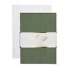 Zaproszenia ślubne kolorowy folder ze złoceniem Sequoia