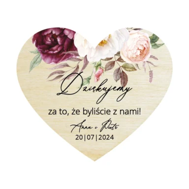Magnesy serce Misty w77