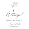 Tablica powitalna Misty w106, rozmiar do wyboru