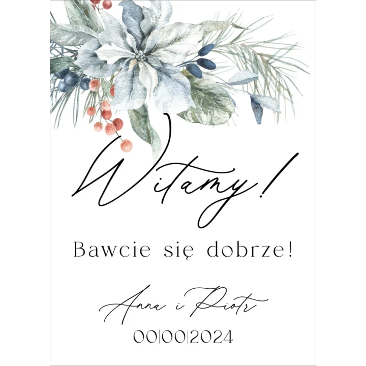 Tablica powitalna Misty w33, rozmiar do wyboru