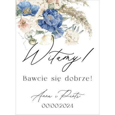 Tablica powitalna Misty w37, rozmiar do wyboru