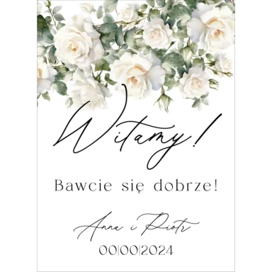 Tablica powitalna Misty w41, rozmiar do wyboru
