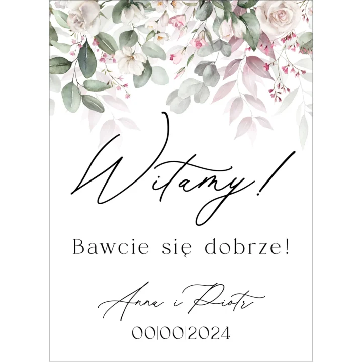 Tablica powitalna Misty w50, rozmiar do wyboru