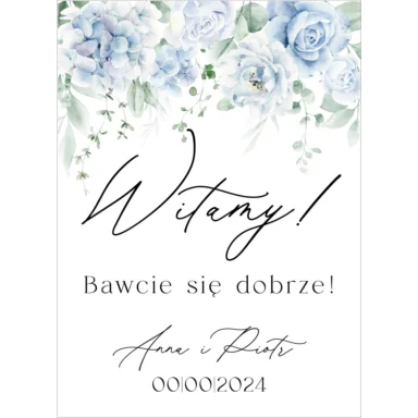 Tablica powitalna Misty w55, rozmiar do wyboru