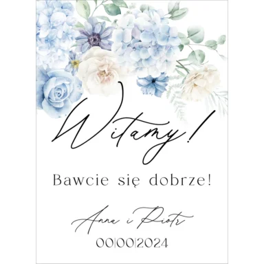 Tablica powitalna Misty w58, rozmiar do wyboru