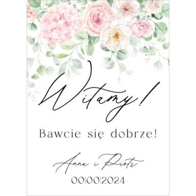 Tablica powitalna Misty w66, rozmiar do wyboru