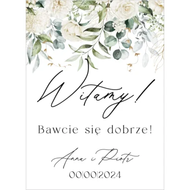 Tablica powitalna Misty w70, rozmiar do wyboru
