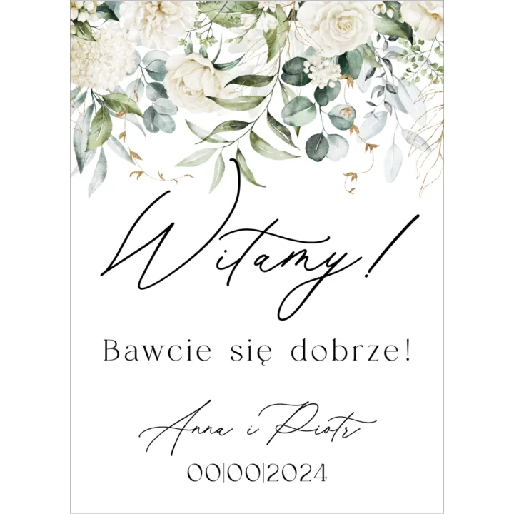 Tablica powitalna Misty w70, rozmiar do wyboru