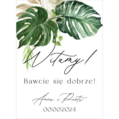 Tablica powitalna Misty w81, rozmiar do wyboru