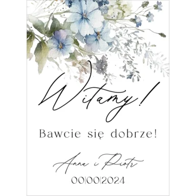 Tablica powitalna Misty w90, rozmiar do wyboru