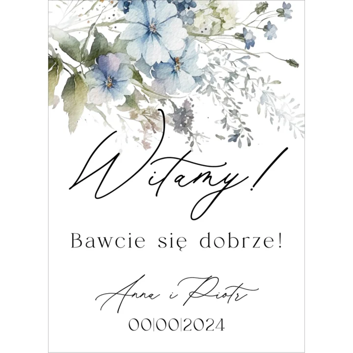 Tablica powitalna Misty w90, rozmiar do wyboru