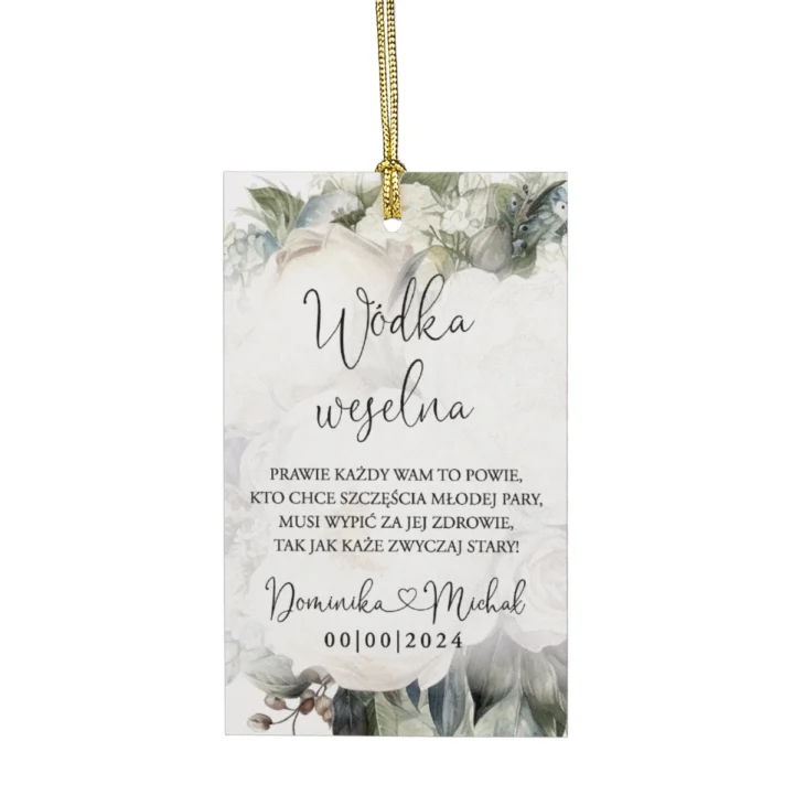 Zawieszki do zaproszeń z kalką i nitem w9