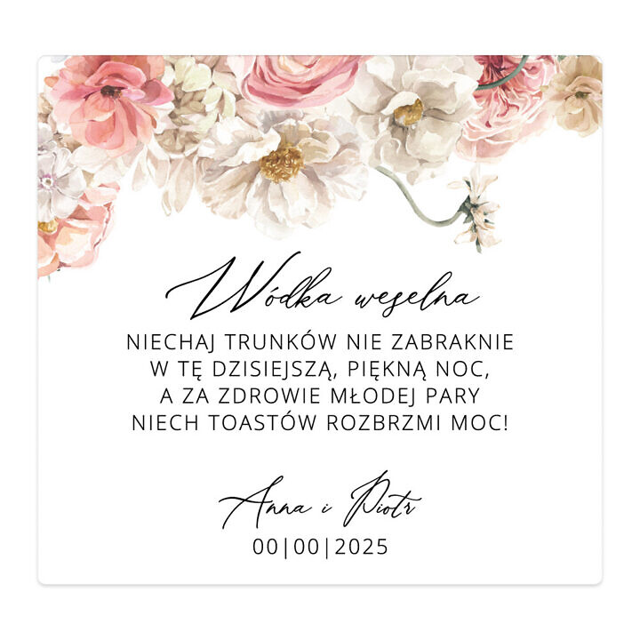 Naklejki na alkohol Misty w1