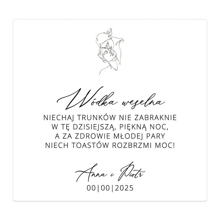 Naklejki na alkohol Misty w101