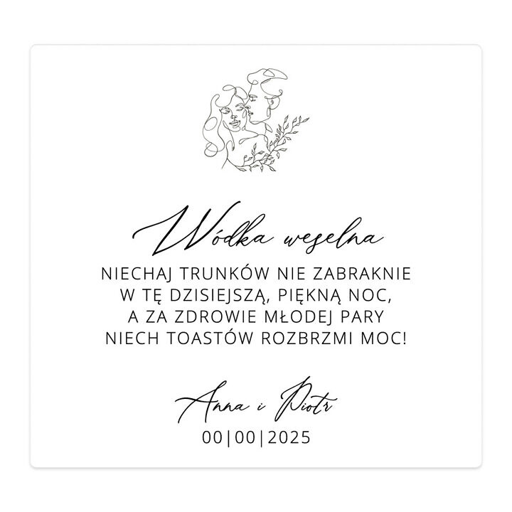 Naklejki na alkohol Misty w103