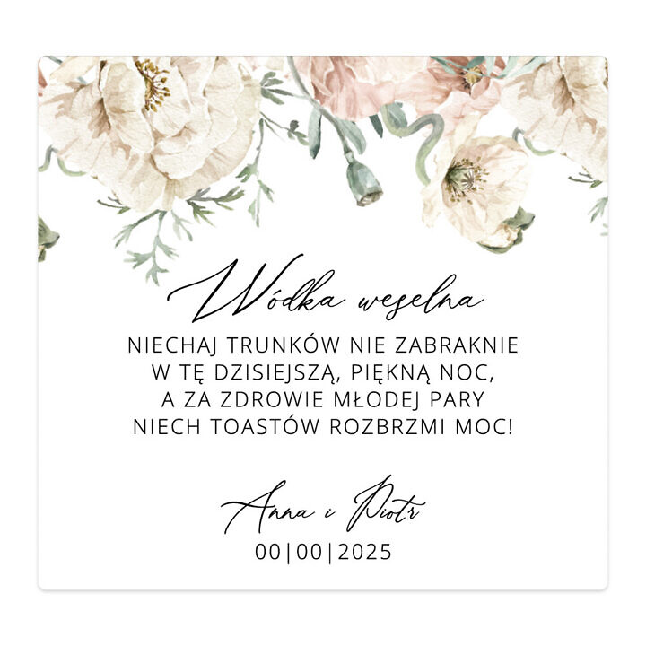 Naklejki na alkohol Misty w11