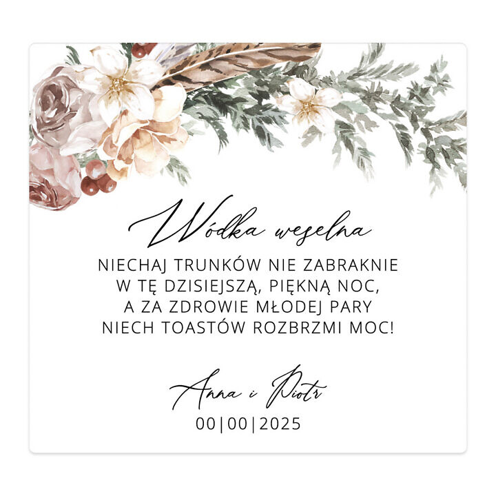 Naklejki na alkohol Misty w15