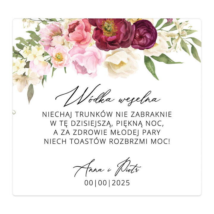 Naklejki na alkohol Misty w16
